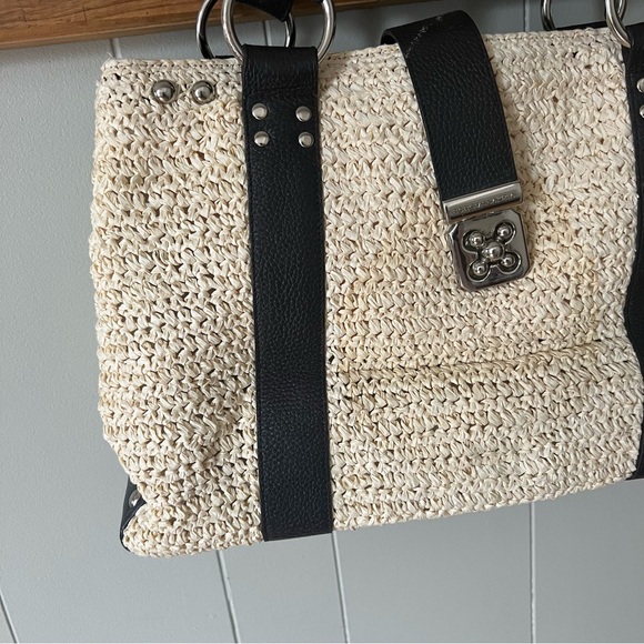 BCBG MaxAzria straw tote - Picture 4 of 13